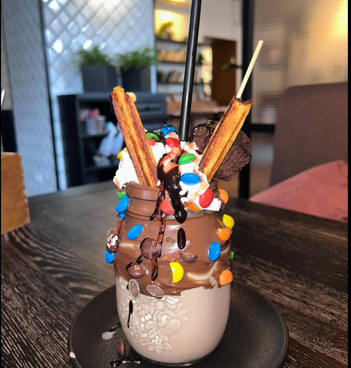 Colorful milkshakes at Talutti - Bakes 'n' Shakes