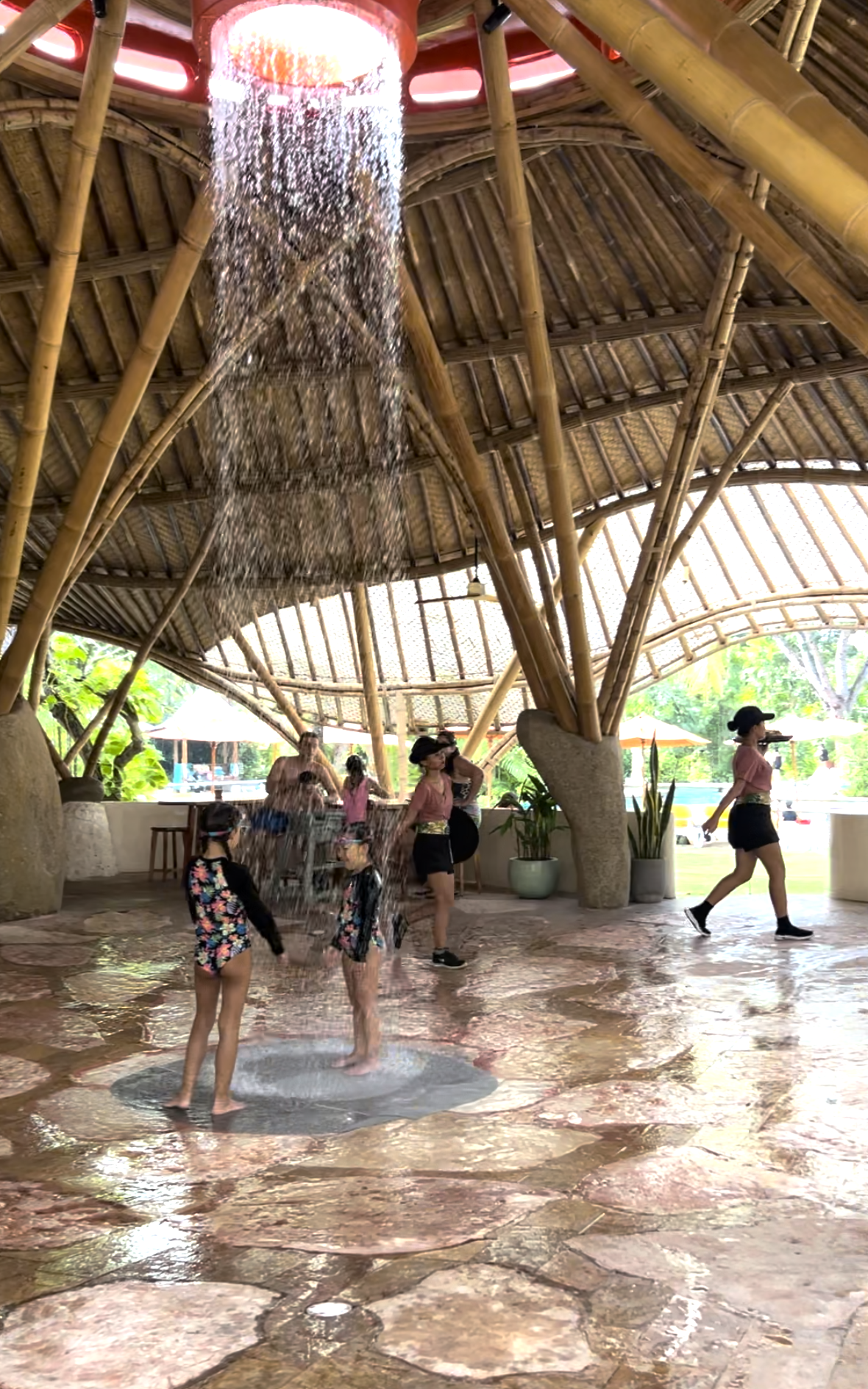 Stunning tropical landscaping at Waterbom Bali